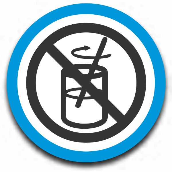 Minimum stirring & Easy to apply icon